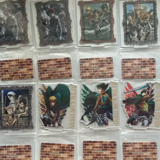 (미개봉)진격의 거인 제일복권 쿠지 아크릴 스탠드 일괄