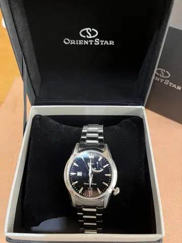 새상품급 오리엔트 스타 기계식 자동 감기 손목시계 WZ0281EL