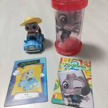 주토피아 주디 코스튬 MINISO 피규어 세트