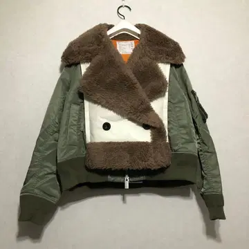 사카이 파이크 링 나일론 트윌 블루종 sacai