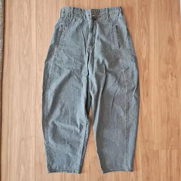 sosotto 그레이 커비 데님 팬츠