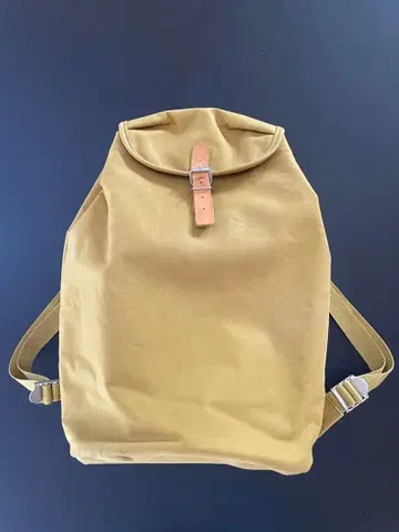 StitchandSew 캔버스 백팩 머스타드