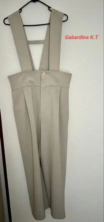 Gabardine K.T 2WAY 트윌 오토나 살로펫 와이드 팬츠 9호