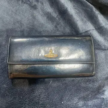 블랙 가죽 장지갑