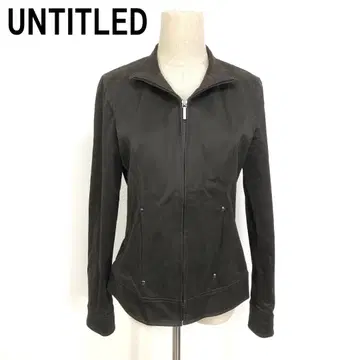 A7323 언타이틀 자켓 면 스웨이드 조 집업 브라운 4