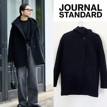 JOURNAL STANDARD 슈퍼 140 모사 후드 코트