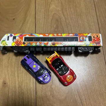 호빵맨 세균맨 미니카 세트 & 호빵맨 기차