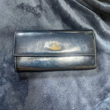 블랙 플랩식 장지갑