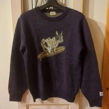 테스 스웨터 사이즈 M 네이비 익명 배송