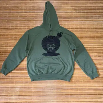 피트 락 후드티 M 사이즈 올리브 그린