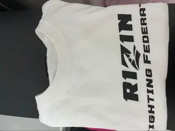 RIZIN 화이트T셔츠 & 그레이후드티 세트