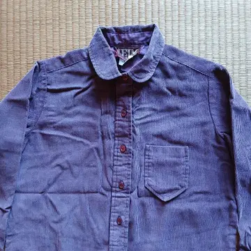 구제 90s vintage 코듀로이 셔츠 원피스 퍼플