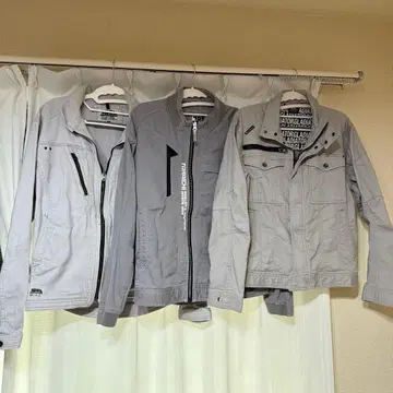 작업옷 3벌 세트 TORAICHI LL L 사이즈 그레이