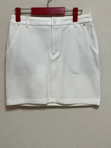[ 택 포함 미사용품 ] JUN&ROPE 화이트 스커트