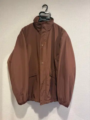 유니클로 U 리버서블 스탠드 자켓 브라운 M