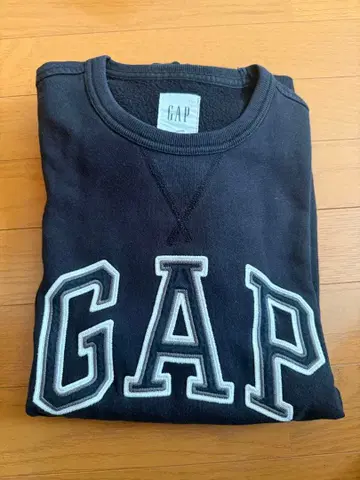 GAP 블랙 맨투맨 트레이닝복 S