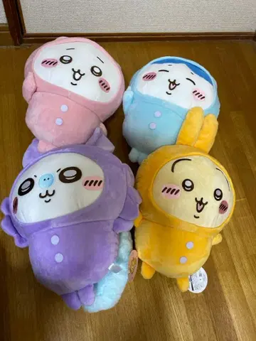 치이카와 (먼작귀) 파자마 BIG 봉제 인형 4종 세트