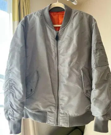 GU 히트패디드 MA-1 블루종 남성용 그레이