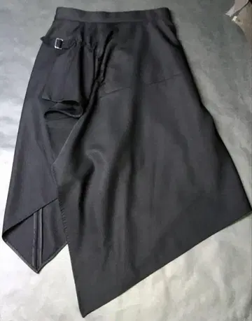 쓰리 원 필립 림 랩 디자인 플레어 스커트 S 상당 블랙