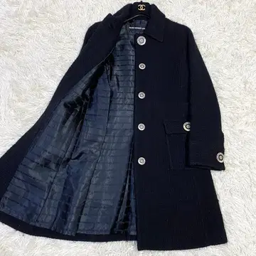 [ 고품질 ] 마리콴트 런던 울 롱 코트 블랙 M