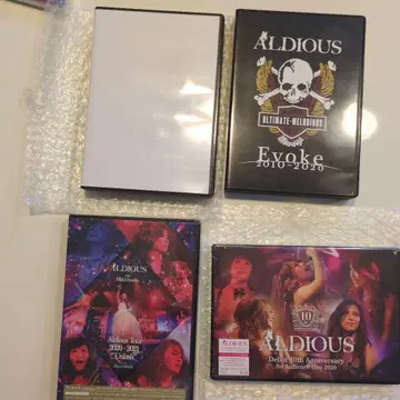 ALDIOUS 라이브 DVD 4개 세트 한정품