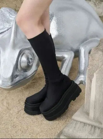 Darich 울트라 스트레치 플랫 부츠 S