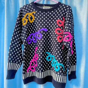빈티지 구제 니트 스웨터 80s