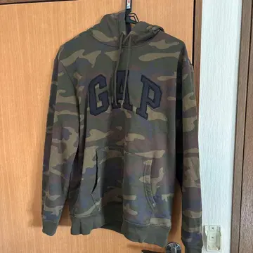 GAP 카모 패턴 후드 부착 후드티 s 사이즈