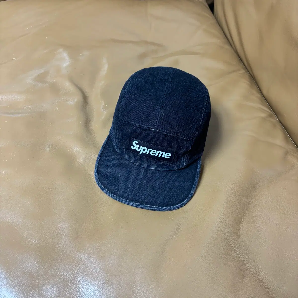 SUPREME | 슈프림 Supreme Coated Denim Camp Cap Black 24ss Supreme