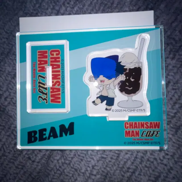 체인소맨 빔 아크릴 스탠드 카페 콜라보