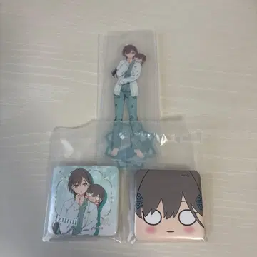 세가 복권 하스노소라 카츠라기 이즈미 아크릴 스탠드 캔뱃지 세트