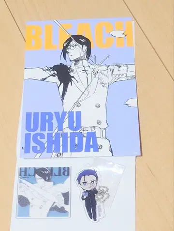 BLEACH 이시다 우류 GIGO 아크릴 키링 카드 아크릴 코스터