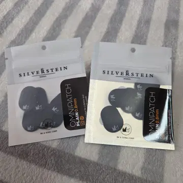 마우스피스 패치 실버 슈타인 0.8mm 블랙 홈 없음