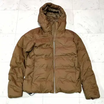 유니클로 심리스 다운 후드티 L