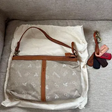 미사용 gentien 겐텐 미니 핸드백 파우치 키링