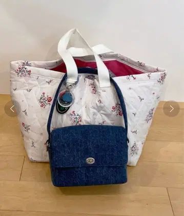 Holiday DENIM FLAP BAG 참 세트