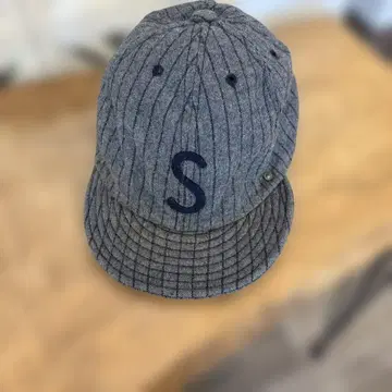 DECHO 데코 S 로고 스트라이프 베이스볼 울 캡