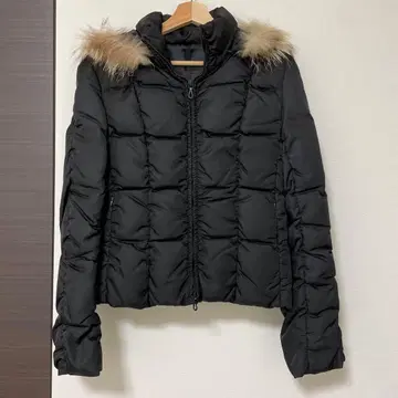 언타이틀 다운 자켓 숏 기장 블랙 S