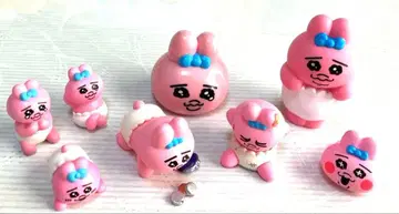 빤쮸토끼 피규어 8개 세트