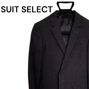 SUIT SELECT 그레이 스트라이프 비즈니스 정장