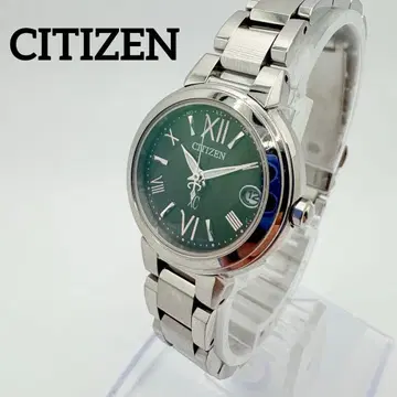 CITIZEN xC 크로스시 여성용 손목시계 실버 새상품급 솔라