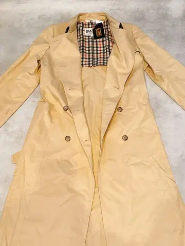 미사용 새상품 DAKS 닥스 트렌치코트 베이지 롱 코트