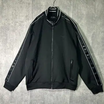 새상품급 Sean John 트랙 자켓 사이드 라인 테이프 블랙