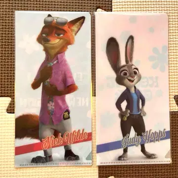 디즈니 주토피아2 티켓 파일 세트 닉 & 주디