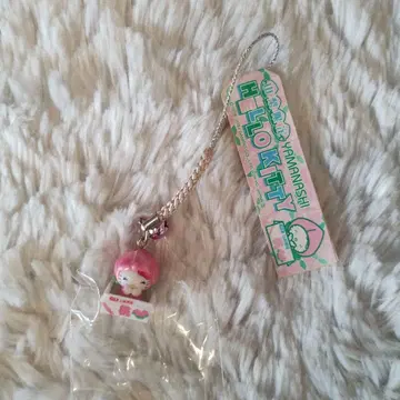 지역 한정 키티 야마나시 한정 특선 복숭아 족쇄 스트랩 레어