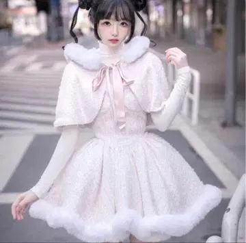 산타 코스프레 프린세스 드레스 3세트 핑크