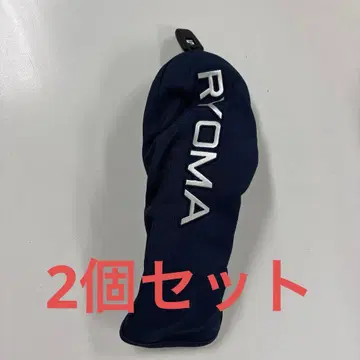 새상품 RYOMA 페어웨이 우드용 골프헤드커버 네이비