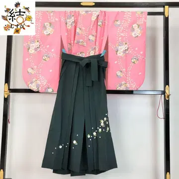 MK-1672 하카마 아름다운 꽃 무늬 졸업식