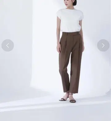 브라운 슬랙스 하이웨스트 센터 프레스