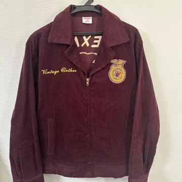 ffa FFA ffa 자켓 아메카지 코듀로이 자켓 빨간색 새상품급